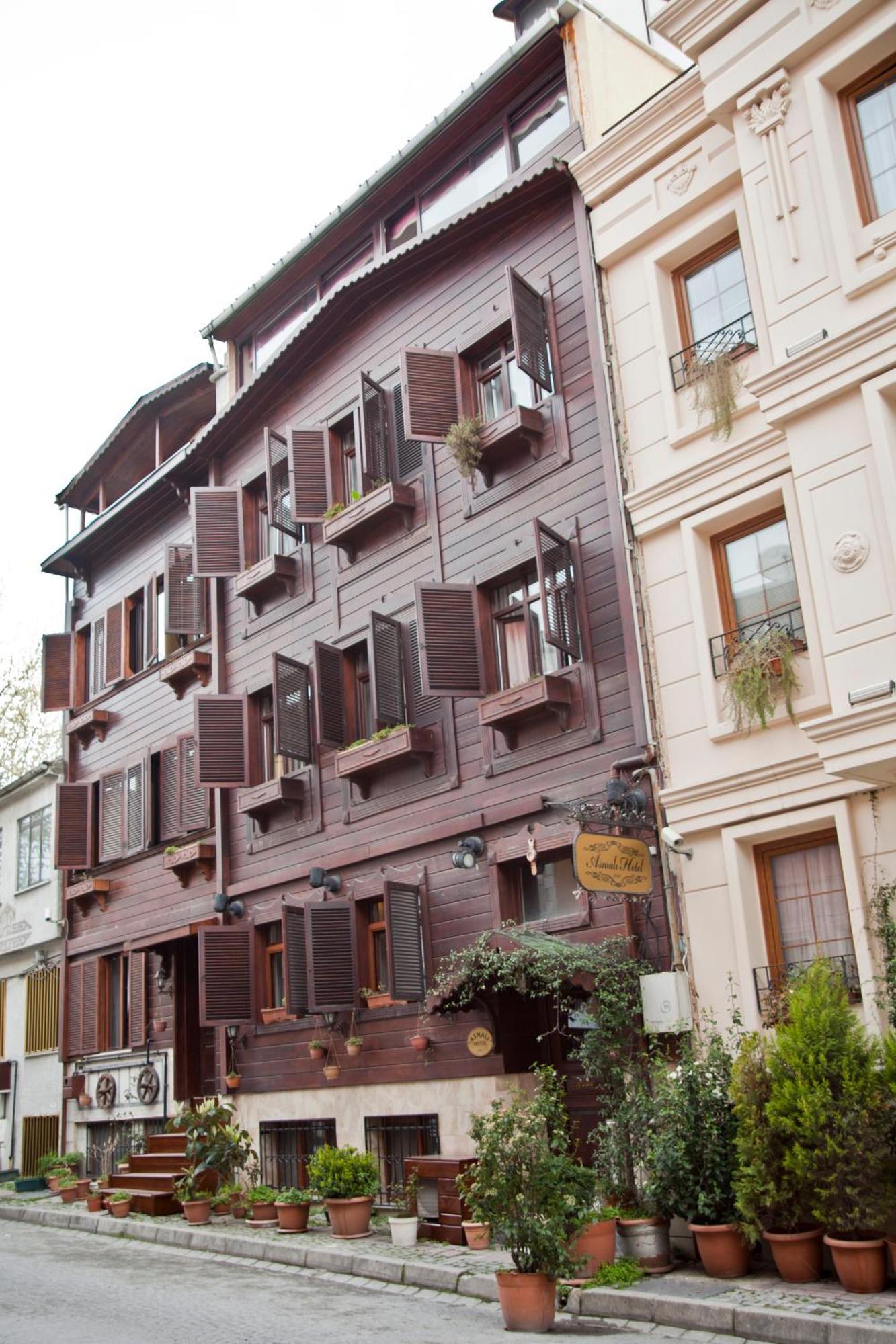 Asmali Hotel Istanboel Buitenkant foto