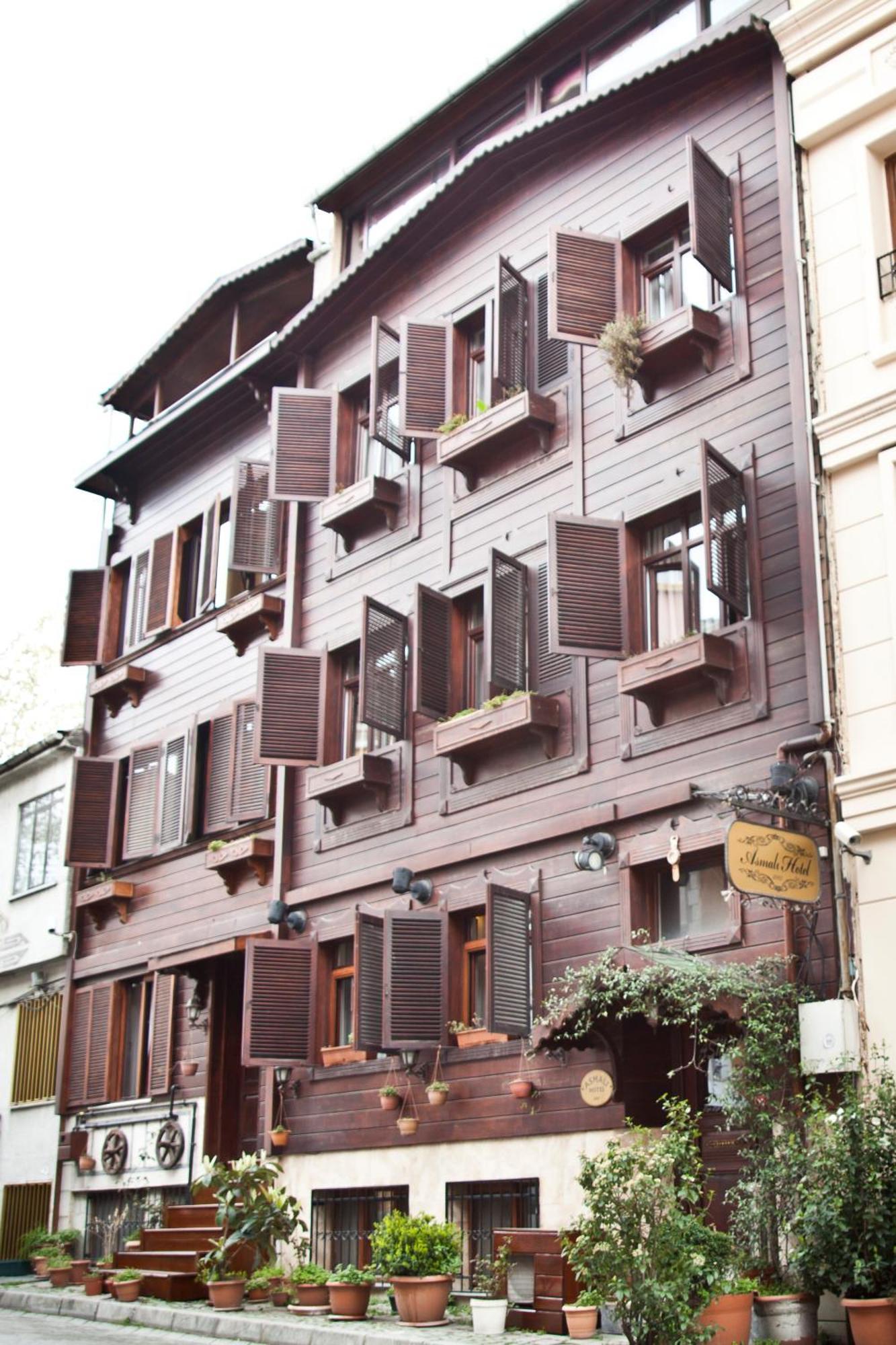 Asmali Hotel Istanboel Buitenkant foto